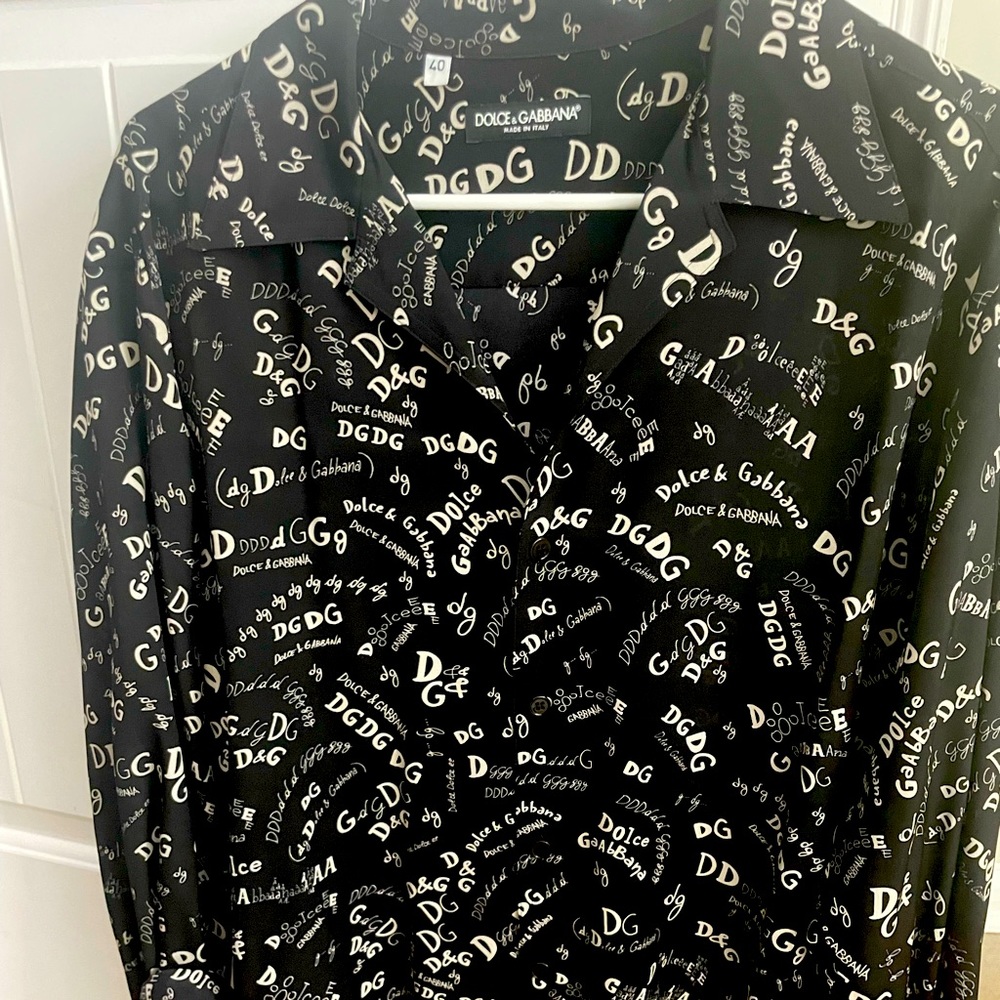 Dolce & Gabanna silk button down
